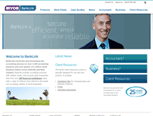 Tablet Screenshot of banklink.com.au